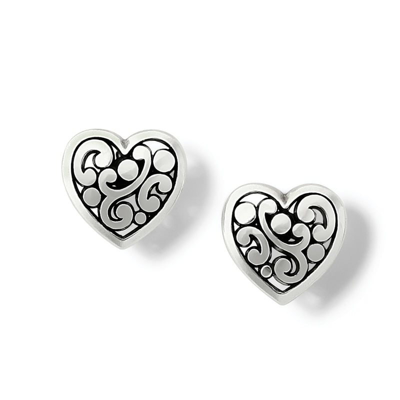Contempo Heart Post Earrings - JA9301