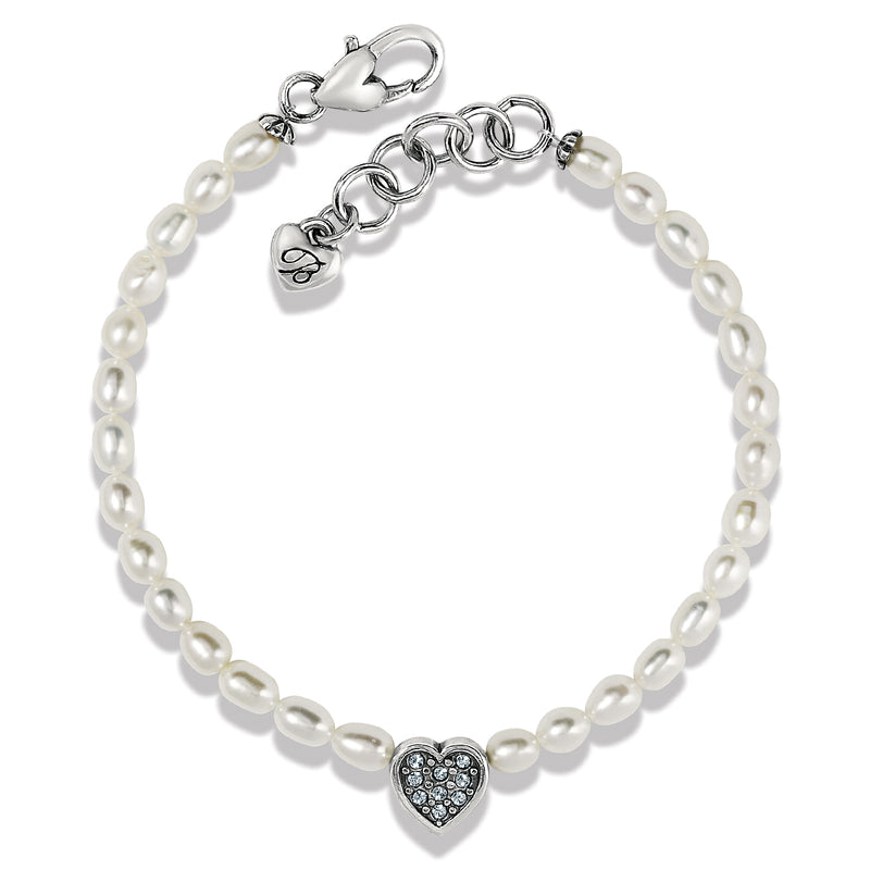 Meridian Zenith Heart Pearl Bracelet - JF0012