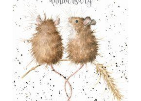 Anniversary Mice' Anniversary Card cards wrendale designs 