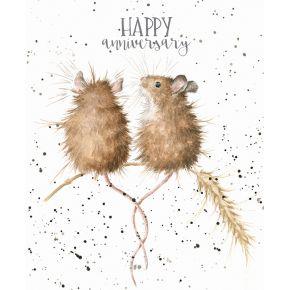 Anniversary Mice' Anniversary Card cards wrendale designs 