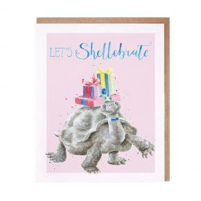 'Shellebrate' Birthday Card cards wrendale designs 