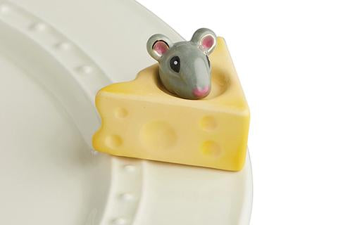 Cheese Please Mouse & Cheese Mini A223 Home Decor Nora Fleming 
