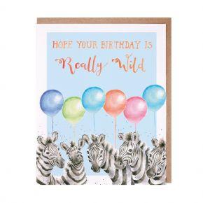 'Really Wild' Birthday Card cards wrendale designs 