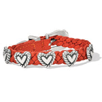 Roped Heart Braid Bandit Bracelet - 07475C