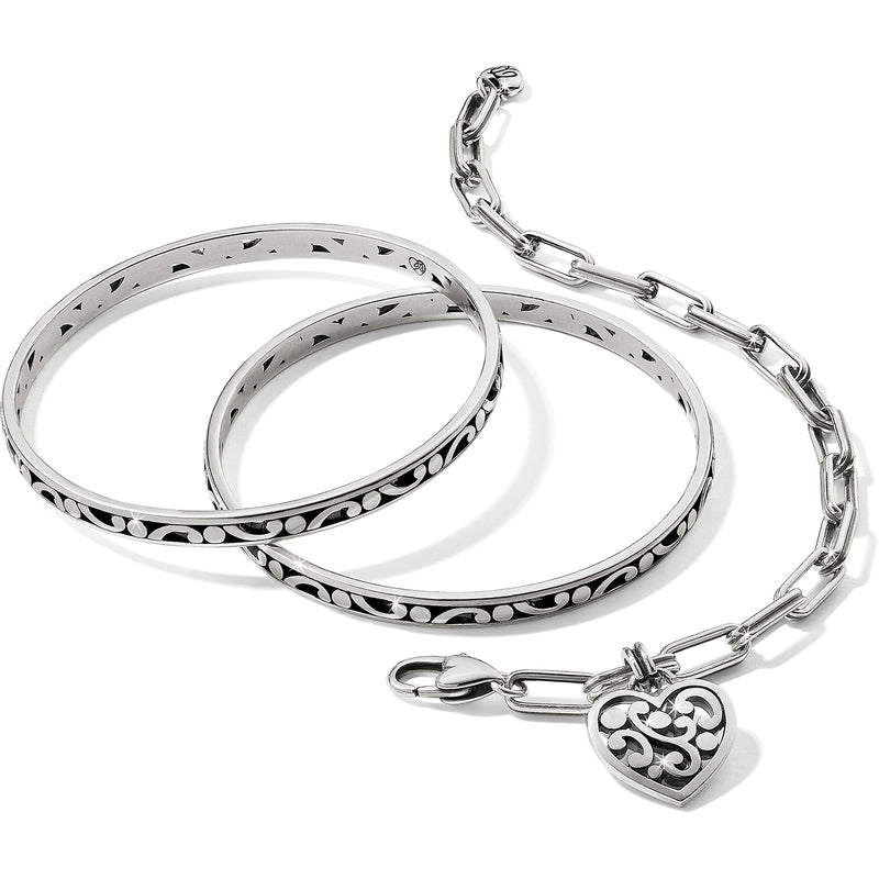 Contempo Heart Link Bracelet - JF0017