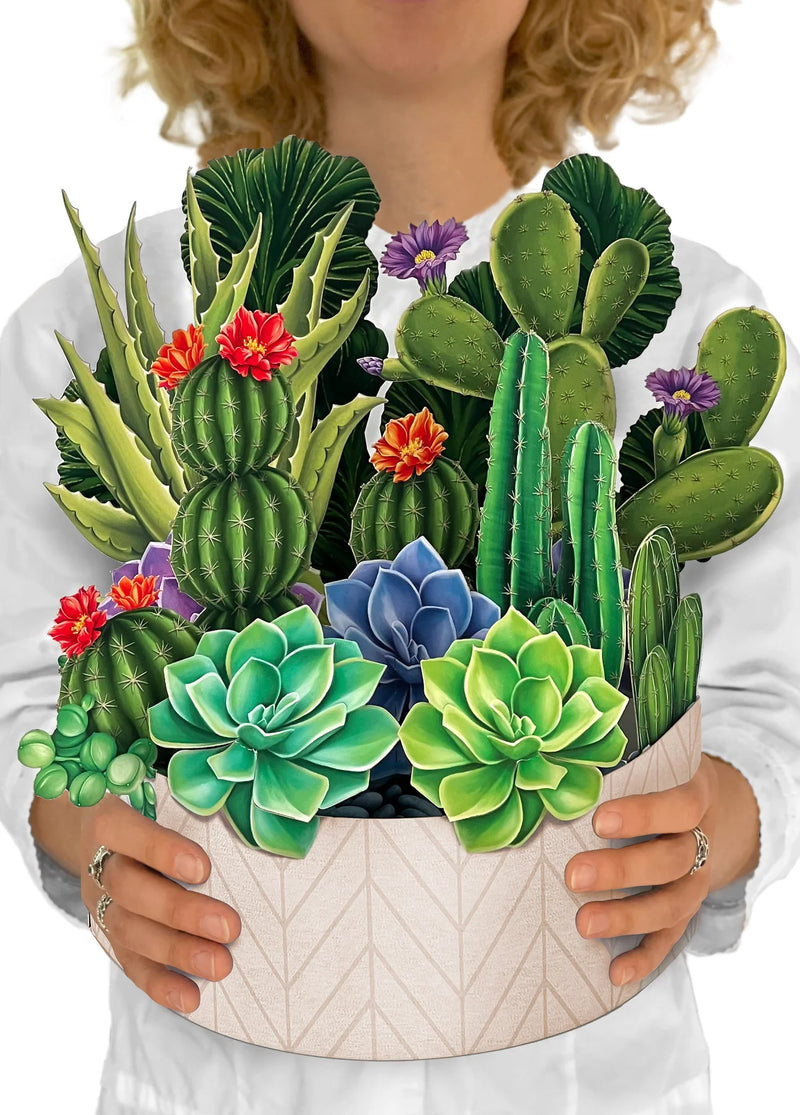 Cactus Garden Pop-Up Flower Bouquet