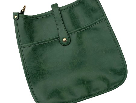 Vegan Vintage Bucket Handbag Backpack Johnathan Michael's Boutique Vintage Green 