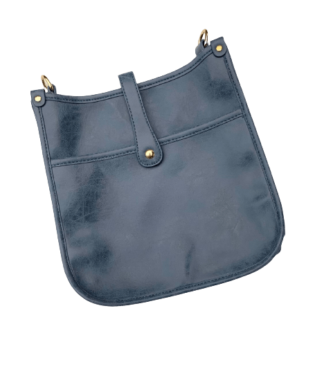 Vegan Vintage Bucket Handbag Backpack Johnathan Michael's Boutique Vintage Blue 