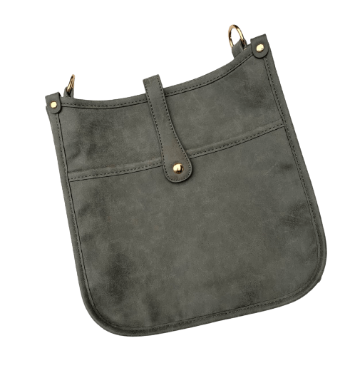 Vegan Vintage Bucket Handbag Backpack Johnathan Michael's Boutique Vintage Grey 