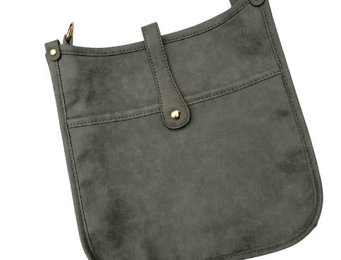 Vegan Vintage Bucket Handbag Backpack Johnathan Michael's Boutique Vintage Grey 