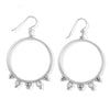 Twinkle Granulation Round French Wire Earrings JA8741
