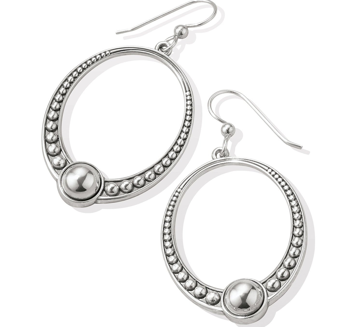 Pretty Tough Oval French Wire Earrings JA7820 Brighton 